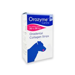 Orozyme 3 шт - Жевательные полоски Орозим для гигиены ротовой полости собак, M (423 г)