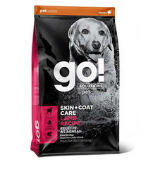 GO! SKIN + COAT Lamb Recipe WG DF - Гоу! Сухий корм для собак з ягням 11,4 кг + 1,6 кг у подарунок