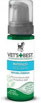 VET`S BEST Waterless Dog Bath - Піна для експрес чистки собак, 147 мл