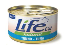 LifeCat консерва для котов с тунцом, 85 г