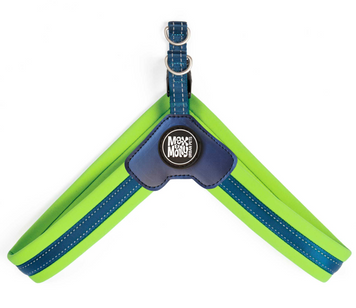 Шлейки для собак Max & Molly Q-Fit Harness Matrix Lime Green зеленого цвета, XXS