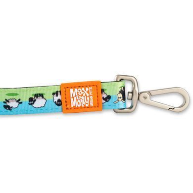 Повідець короткий для собак Max & Molly Short Leash Black Sheep з принтом Чорна овечка, XS