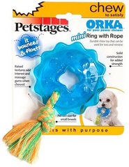 Petstages игрушка для собак Mini "ОРКА звезда с канатом"