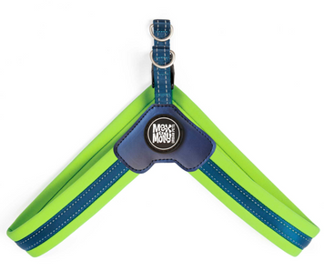 Шлейки для собак Max & Molly Q-Fit Harness Matrix Lime Green зеленого цвета, XL