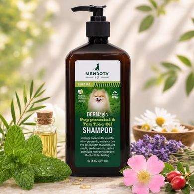 DERMagic Peppermint and Tea Tree Oil Shampoo - шампунь с перечной мятой и маслом чайного дерева, 532 мл
