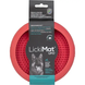 LickiMat DOG SPLASH PINK Коврик для медленного питания красный