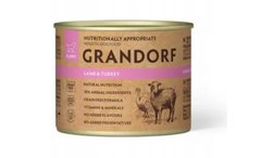 Влажный корм для щенков Grandorf LAMB & TURKEY WET ягненок с индейкой, 200 г