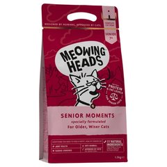Meowing Heads Senior Moments - "Мудрые года" c курицей, лососем и яйцом для кошек старше 7 лет