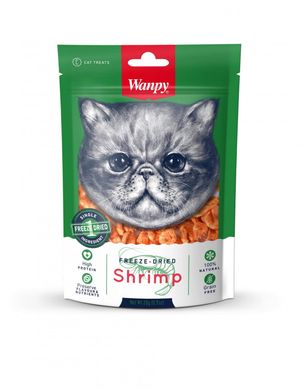 Wanpy Freeze Dried Shrimp - Ванпи сушеные креветки для кошек 80 г