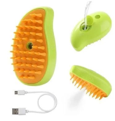 Парова масажна щітка Pet Brush для вичісування шерсті собак і котів