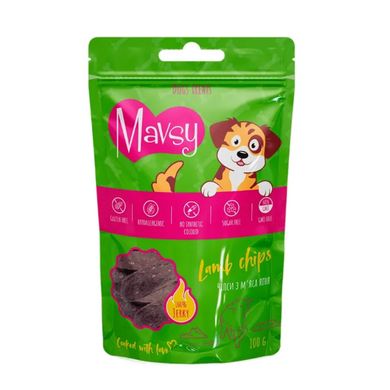 Лакомство для собак Mavsy LAMB chips с ягненком, 500 г (прозрачная не брендированная упаковка)