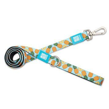 Поводок короткий для собак Max & Molly Short Leash Sweet Pineapple с принтом Сладкий ананас, S