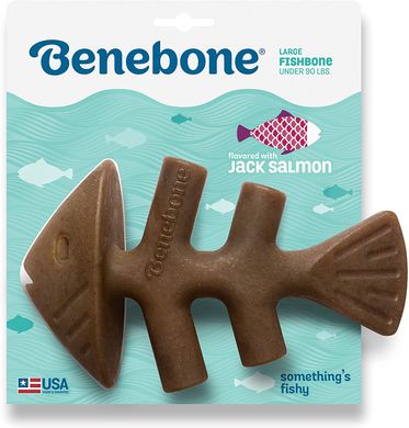 Benebone Fishbone Salmon - Жувальна іграшка зі смаком лосося
