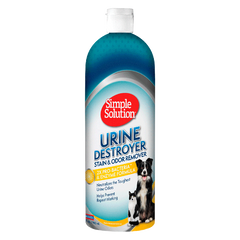 Simple Solution Urine Destroyer - Средство для нейтрализации запахов и удаления пятен мочи домашних животных, 945 мл