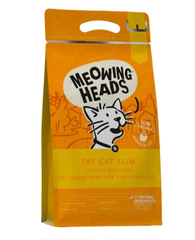 Meowing Heads Fat Cat Slim - "Худеющий толстячок" с курицей и лососем для кошек с избыточным весом