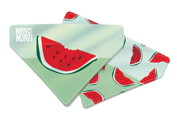 Бандана для собак на нашийник Max & Molly Bandana Watermelon з принтом Кавун, L