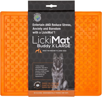 LickiMat Buddy/Soother X Large - Великий каучуковий коврик для ласощів (хрестики/пухирці), розмір 30*30 см