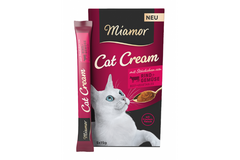 Miamor Cat Cream Mit stuckchen Rind gemuse, с кусочками говядины и овощами (5 стиков х 15 г)