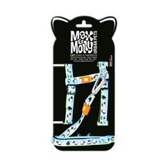 Max Molly Cat Harness/Leash Set - Black Sheep/1 Size - Набор шлеи и поводка для кошек с принтом овечек
