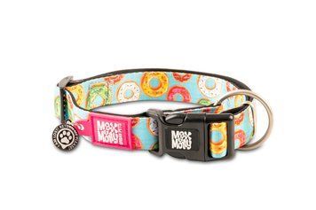 Ошейник для собак Max & Molly Smart ID Collar Donuts с принтом Пончики, S