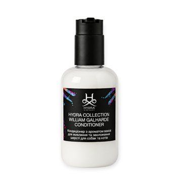 Кондиціонер для живлення та зволоження шерсті собак та котів Hydra Collection William Galharde Conditioner з ароматом ванілі, 200 мл на розлив
