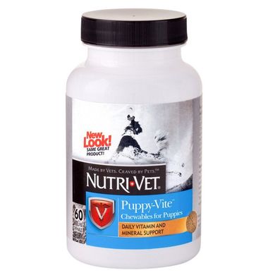 Nutri-Vet Puppy-Vite - Нутрі-віт Комплекс вітамінів і мінералів для цуценят