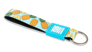 Max & Molly Key Ring Sweet Pineapple/Tag - Макс Молли Брелок для ключей с ананасовым принтом