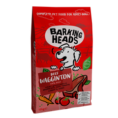 Barking Heads Beef Waggington - Корм для всех пород собак с говядиной и рисом, 12 кг