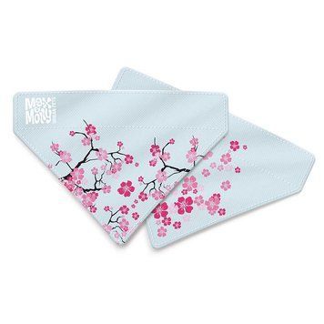 Бандана для собак на нашийник Max & Molly Bandana Cherry Bloom з принтом Вишневе цвітіння, L