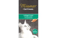 Miamor Cat Snack Biotin Cream Лакомство для кошек с биотином (6 стиков*15 г)