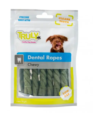 Truly Dental Ropes - Ласощі- канатики для зубів собак, 95 г