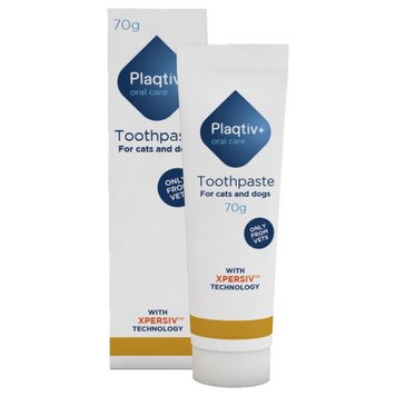 Зубна паста для собак та котів Plaqtiv+ Toothpaste, 70 г