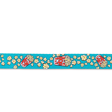 Поводок короткий для собак Max & Molly Short Leash Popcorn с принтом Попкорн, XS