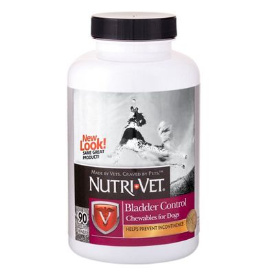 Nutri-Vet Bladder Control - КОНТРОЛЬ мочевого пузыря при недержании мочи собак, 90 таб