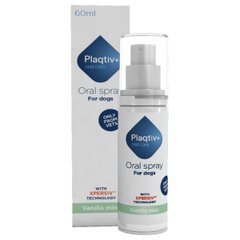 Plaqtiv+ Oral Care Oral Spray (Vanilla Mint) 60 ml - Спрей для ухода за полостью рта собак 60 мл