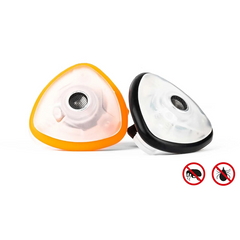 Max & Molly Soundshield - 24/7 Ultrasonic Technology Against Ticks & Fleas - Black/Orange - Ультразвуковий захист від кліщів і бліх - чорний/помаранчевий, 12 шт (упаковка)