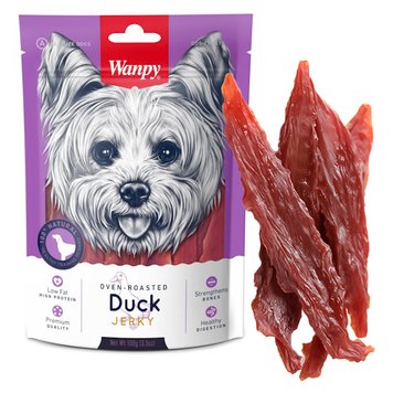 Wanpy Duck Jerky - Ванпі філе з в'яленою качкою ласощі для собак 100 г