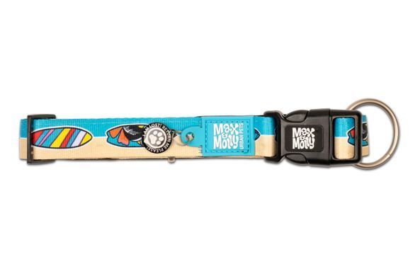 Нашийник для собак Max & Molly Smart ID Collar Aloha з принтом Алоха, S