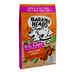 Barking Heads Bowl Lickin' Chicken Large Breed ( 27/14 ) - Корм для больших пород (курица с рисом)