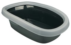 Trixie TX-40121 туалет для кота "Carlo 2" 38х17х58 см, светло-серый / серый