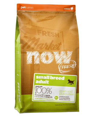 Now! Fresh Small Breed Adult Dog - Ноу! Беззерновой корм для взрослых собак малых пород 2,72 кг + MAVSY Утка по-пекински для собак, 100г