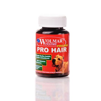 WOLMAR Pro Bio PRO HAIR - для шкіри і шерсті собак і цуценят, 180 табл.