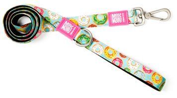 Повідець короткий для собак Max & Molly Short Leash Donuts з принтом Пончики, L