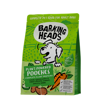 Barking Heads Plant-Powered Pooches - Сухий корм без м'яса для собак всіх порід (вегетаріанський)