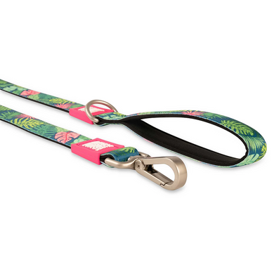 Поводок короткий для собак Max & Molly Short Leash Tropical с принтом Тропики, XS