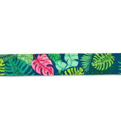 Поводок короткий для собак Max & Molly Short Leash Tropical с принтом Тропики, XS