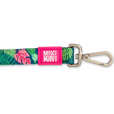 Поводок короткий для собак Max & Molly Short Leash Tropical с принтом Тропики, XS