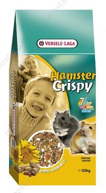 Versele-Laga Crispy Muesli Hamster & Cо зернова суміш для хом'яків, щурів, мишей, піщанок, 20кг