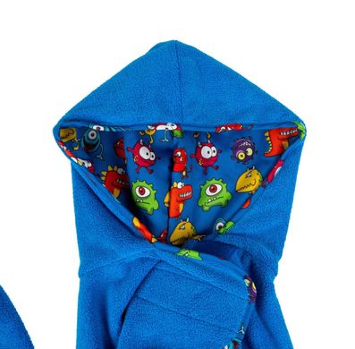 Халат для собак Max & Molly Bath Robe Little Monster з принтом Маленькі монстри, S