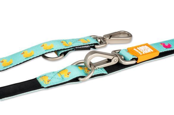 Повідець багатофункціональний Max & Molly Multi-Function Leash Ducklings з принтом Каченята, XS